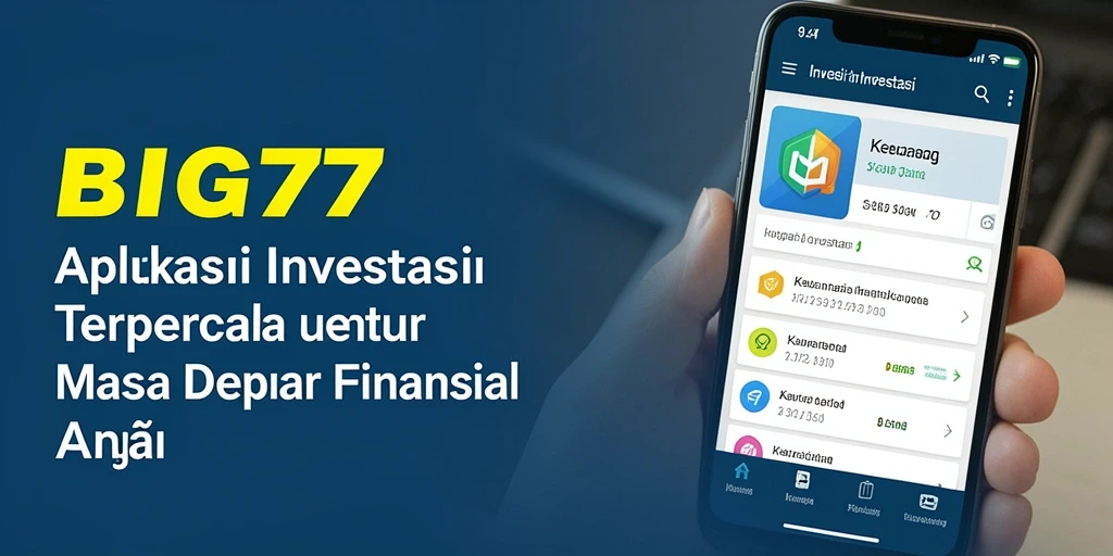 Tampilan antarmuka aplikasi BIG77 untuk investasi yang profesional dan informatif.