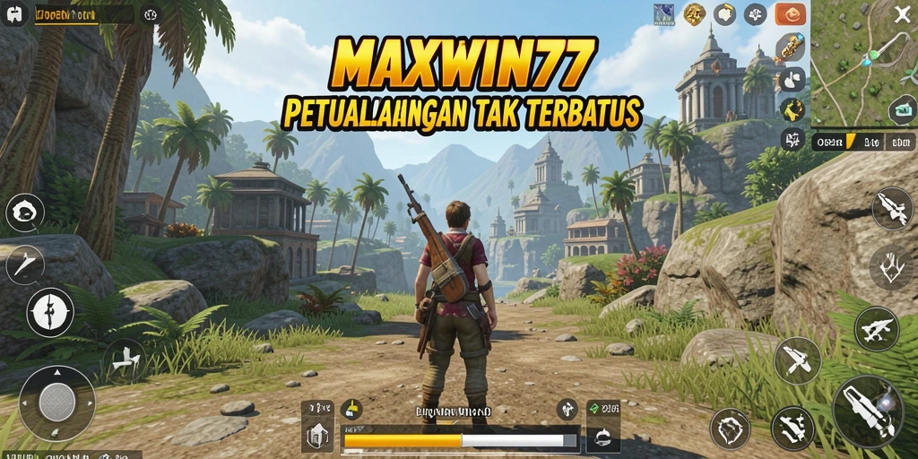 Antarmuka game MAXWIN77 yang menakjubkan di dunia terbuka.