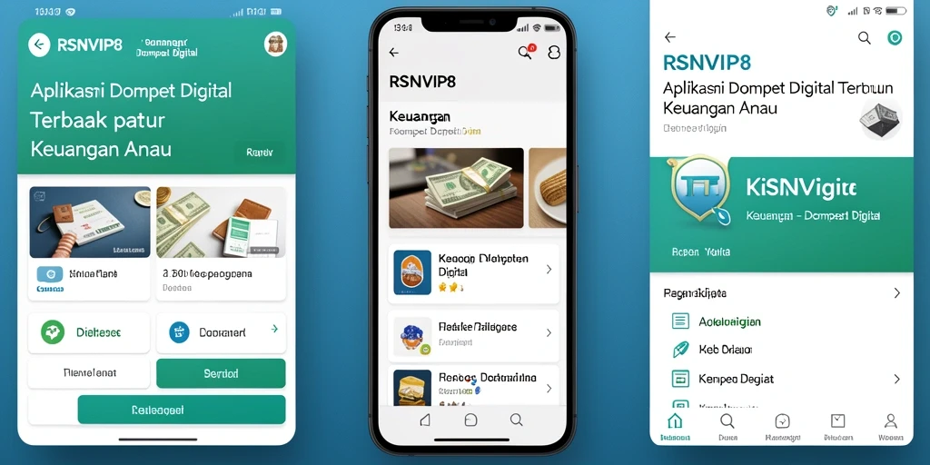 Tampilan antarmuka RSNVIP8 yang modern dan intuitif.