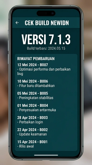 Riwayat Versi Aplikasi newidn untuk Android